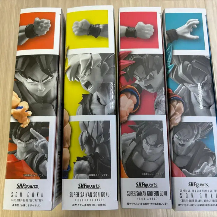 [BUNJANG] SHF Dragon Ball Wrathful Warrior Goku Set / shf 드래곤볼 분노전사 오공 세트