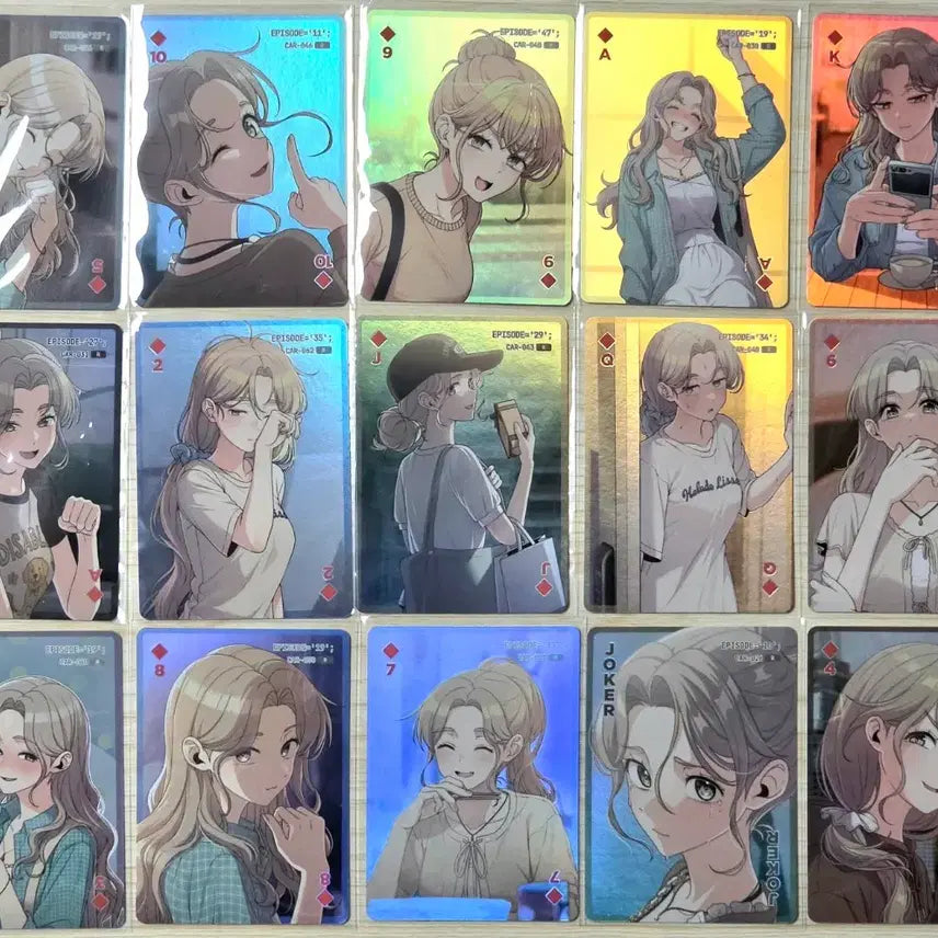 [BUNJANG] Lee Jik Log Photocard R Grade Esther Bundle Set (15 pcs) / 이직로그 포카 R등급 에스더 15장