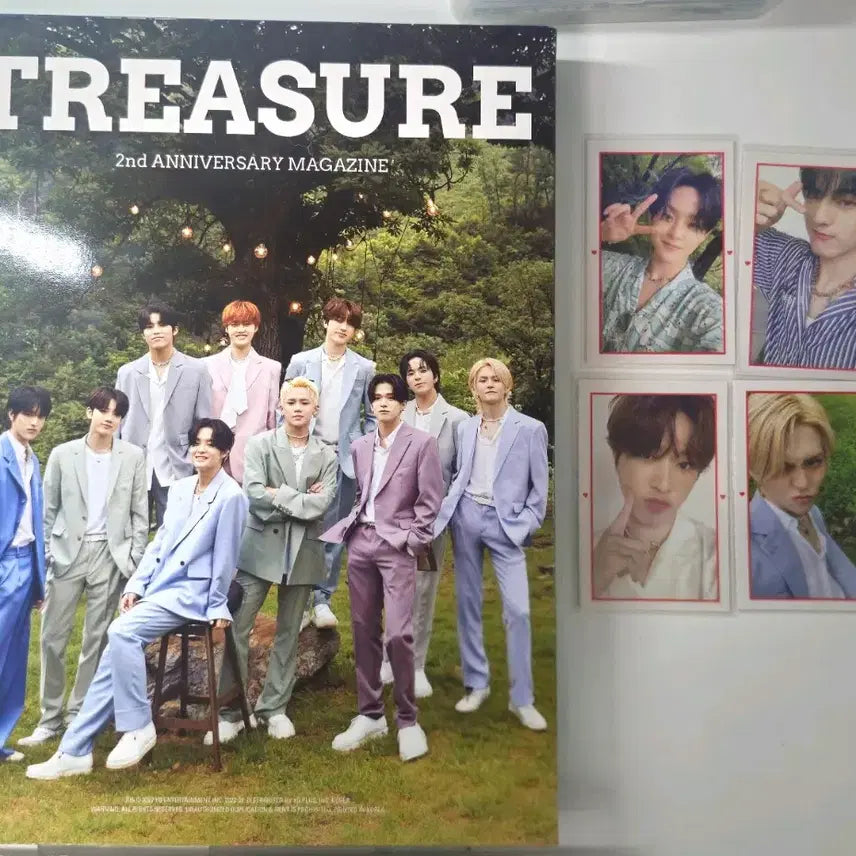 [BUNJANG] TREASURE 2nd Anniversary Magazine Unsealed / 트레저 2주년 매거진 단순 개봉 정가이하 양도