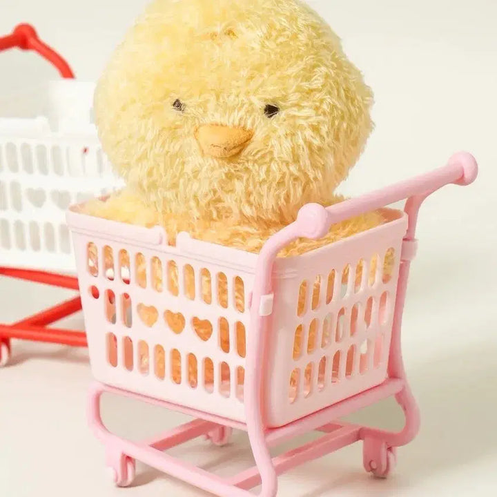 [BUNJANG] Daiso Doll Accessory Storage Cart Pink / 다이소 인형 소품 보관용 카트 핑크