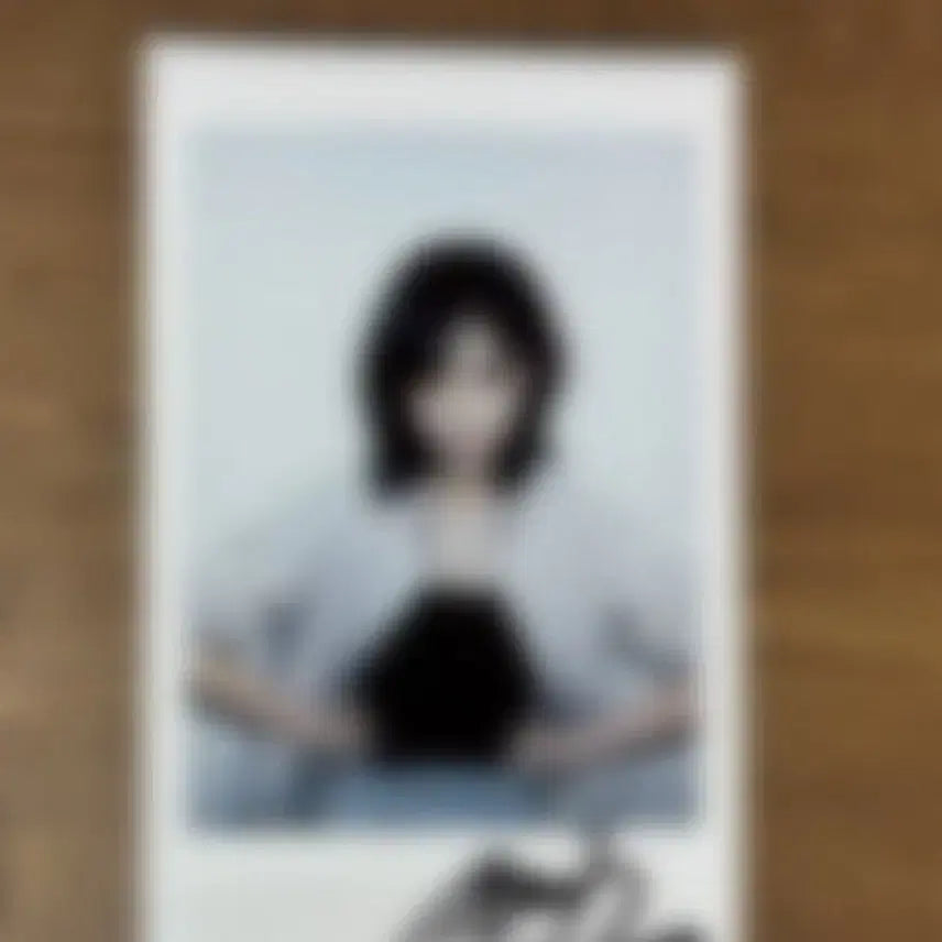 [BUNJANG] Kim Nakyoung Signed Polaroid / 트리플에스 김나경 싸폴 싸인 폴라로이드 triples nakyoung sign polaroid