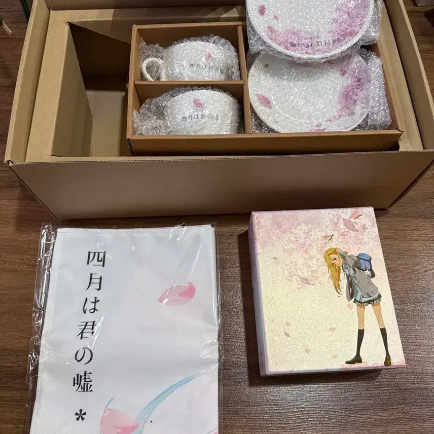 [BUNJANG] Your Lie in April Blu-ray Cherry Blossom Edition Box / 4월은 너의 거짓말 블루레이 벚꽃 에디션 box