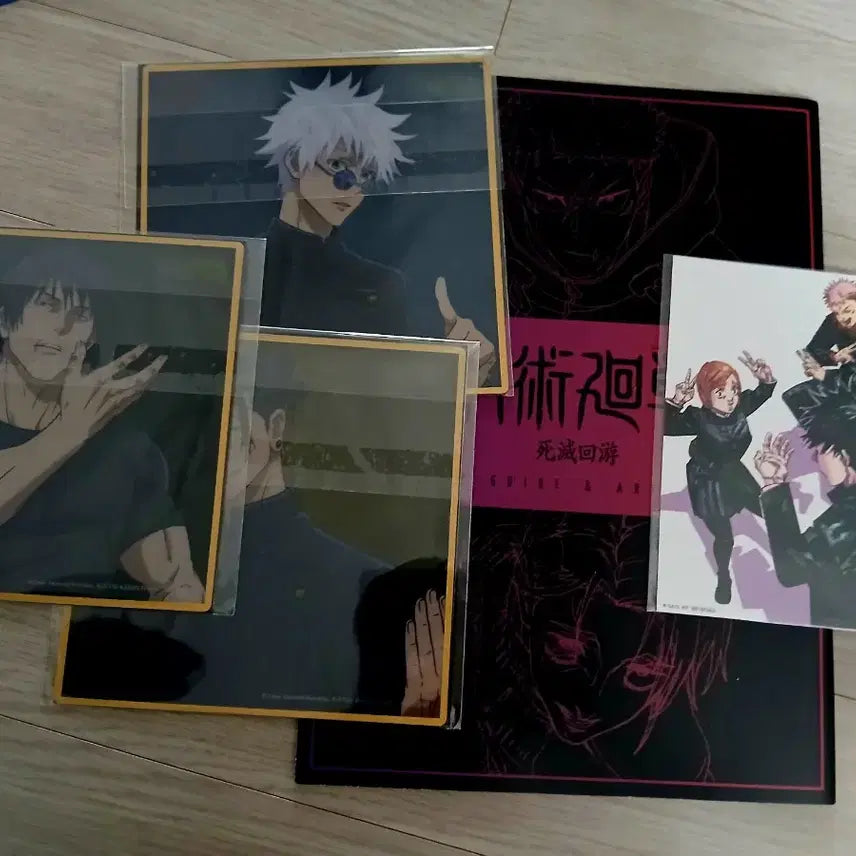 [BUNJANG] Jujutsu Kaisen Shibuya Incident &amp; Premonition Arc Exclusive Postcard &amp; Shikishi Set / (셋) 주술회전 시부야사변, 회옥옥절  특전 엽서 색지