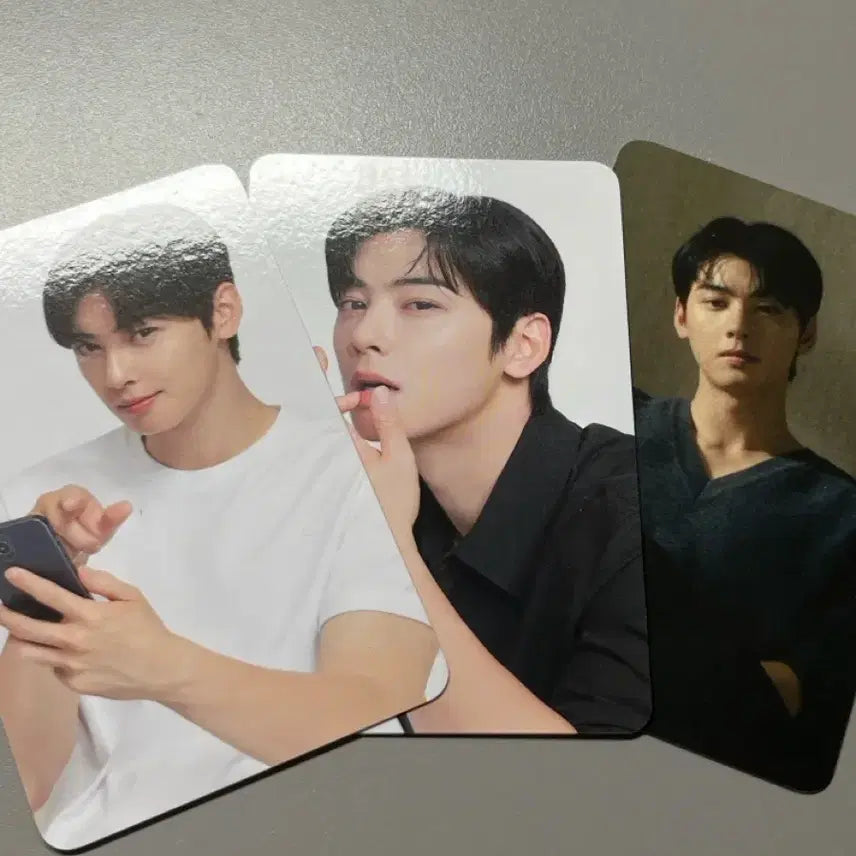 [BUNJANG] Cha Eun Woo Yellow Bonbon Photocard Bundle Set / 차은우 포카