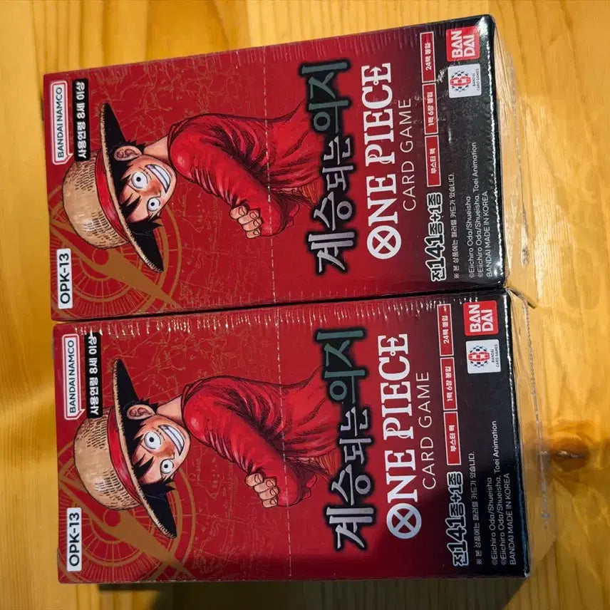 [BUNJANG] One Piece Card Game: Inherited Will OPK-13 2 Boxes / 원피스 카드게임 계승되는 의지 opk-13 2박스 슈링크O