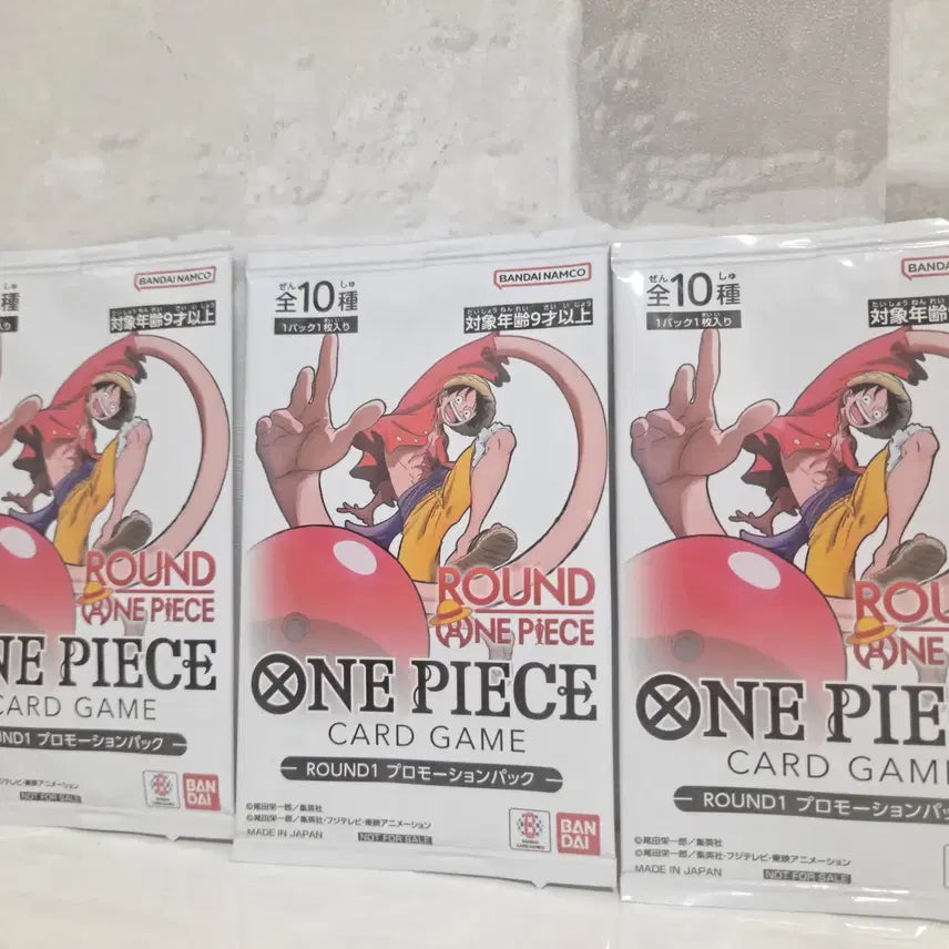 [BUNJANG] One Piece Card Game Round1 Collaboration Promotion Pack (Sealed) / 원피스 카드게임 라운드원 (ROUND1) 프로모션 3팩 (미개봉/개별)