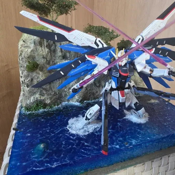 [BUNJANG] RG Freedom Gundam Diorama / RG프리덤 디오라마