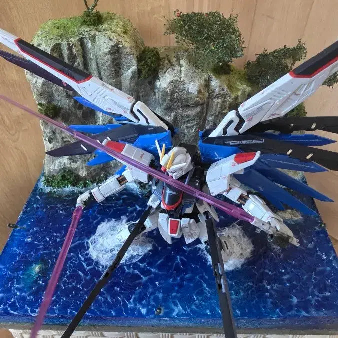[BUNJANG] RG Freedom Gundam Diorama / RG프리덤 디오라마