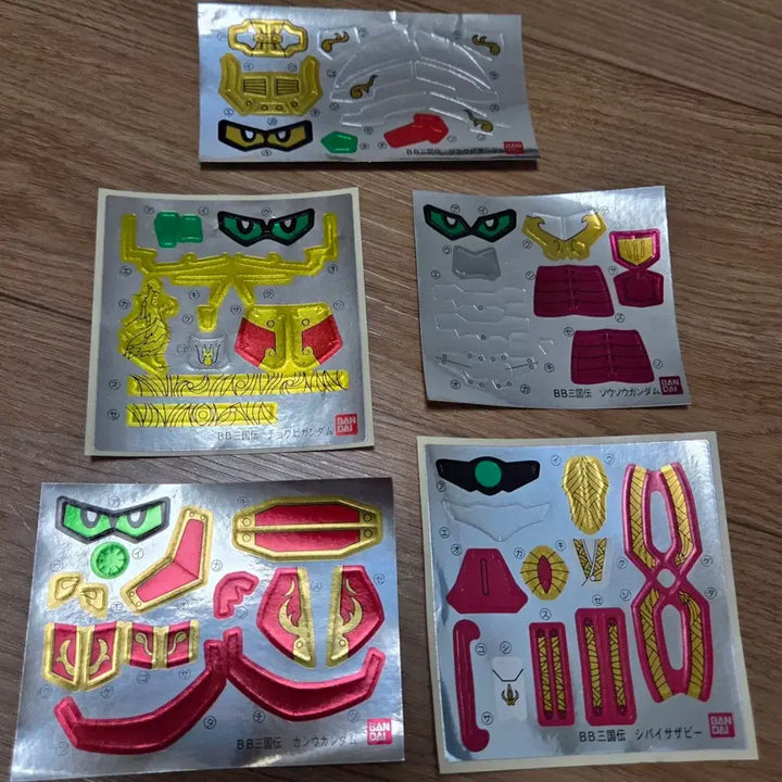 [BUNJANG] Bandai SD Gundam BB Senshi Sangokuden Sticker Set (5 Types) / 반다이 SD건담 BB전사 삼국전 스티커 5종 (배송비 포함)