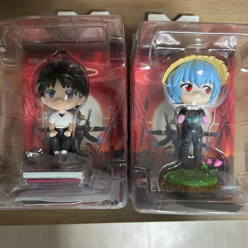 [BUNJANG] Rebuild of Evangelion Shinji &amp; Rei Figure Bundle / 퍼니즘 에반게리온 신지,레이 피규어 일괄