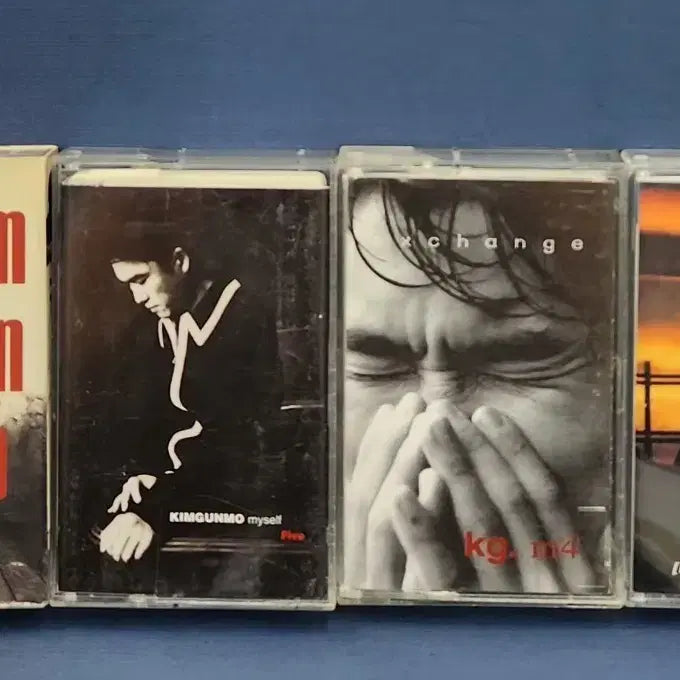 [BUNJANG] Kim Gun Mo 1st, 4th, 5th, 6th Studio Albums Cassette Tape Bundle / 김건모 카세트 테이프
