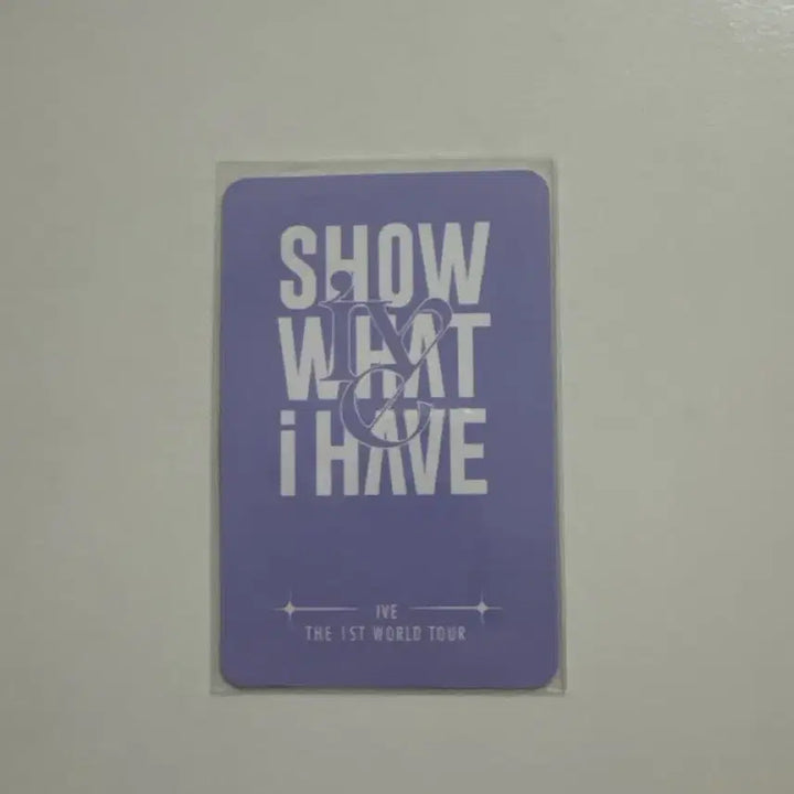 [BUNJANG] IVE Wonyoung Gaeul World Tour Photocard / 원영언냐 가을언냐 월투 포카 (미세하자 없어요!)