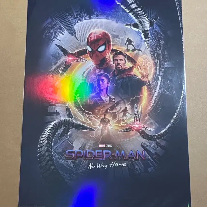 [BUNJANG] Spider-Man: No Way Home Hologram Poster / 스파이더맨 노웨이홈 포스터