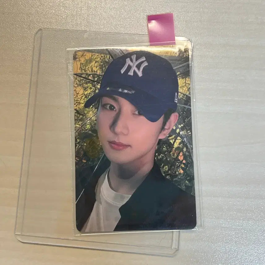 [BUNJANG] ENHYPEN Jungwon Untold IsWith Photocard Ball Cap / 급처) 엔하이픈 볼캡 정원 언톨드 이즈위 포카, 비공굿