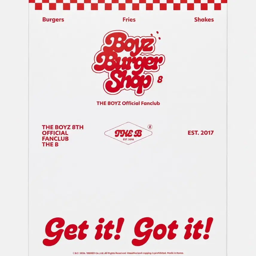 [BUNJANG] The Boyz Derby 8th Official Fanclub Kit / 더보이즈 멤버쉽 더비 8기 공식 팬클럽 키트
