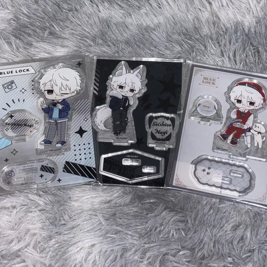 [BUNJANG] Blue Lock SketChu Acrylic Stand Nagi Seishiro Bundle Set / 블루록 스켓츄 아크릴 스탠드 나기 세이시로 일괄