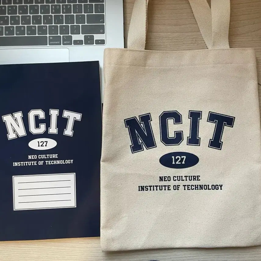 [BUNJANG] NCT 127 NCIT Eco Bag Bundle Set with Notebook / 엔시티127 ncit 에코백 노트 양도