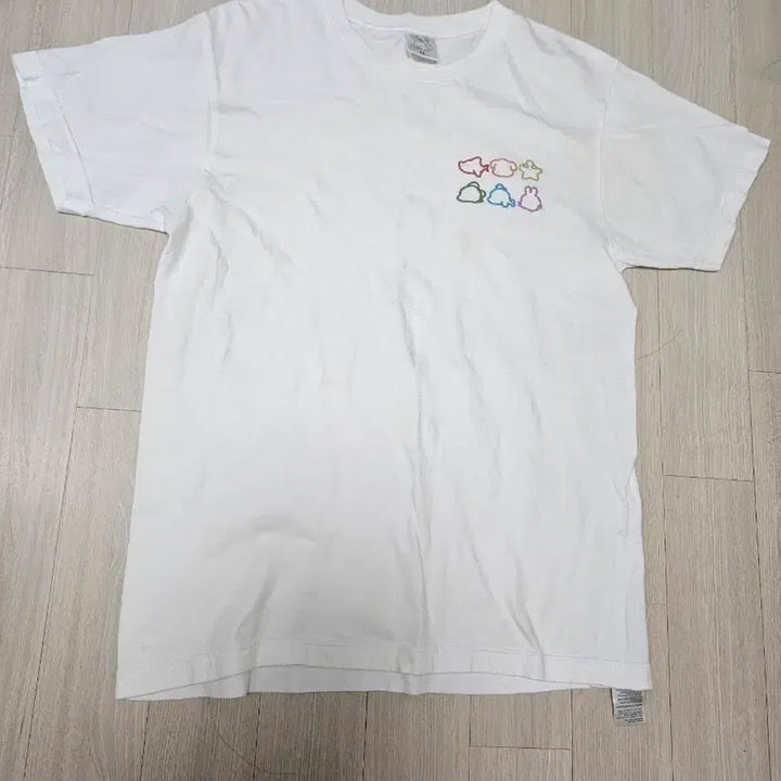 [BUNJANG] Pixelry Jjameul 10th Anniversary Popup T-Shirt White / 픽셀리 잠뜰 10주년 팝업 반팔 화이트