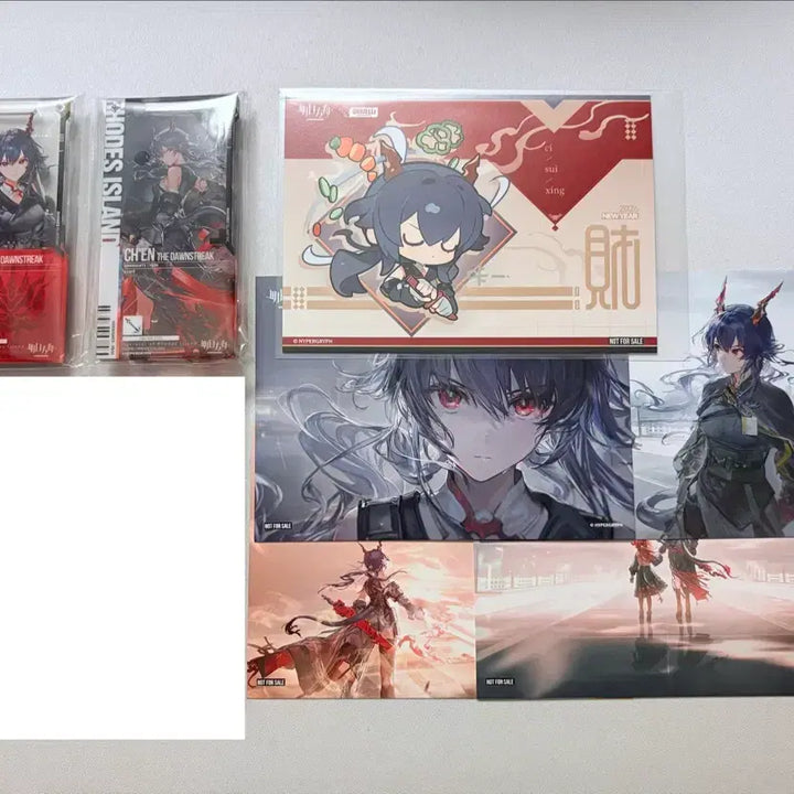 [BUNJANG] Arknights Chen Special Edition Postcard Set / 명일방주 명방 삼격 첸 삼첸 52탄 통행증 사세행 엽서 특전