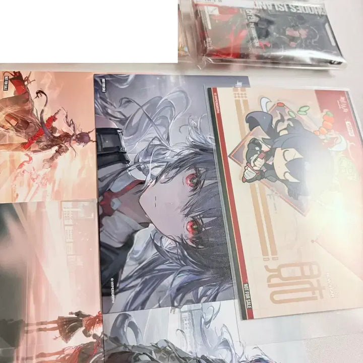 [BUNJANG] Arknights Chen Special Edition Postcard Set / 명일방주 명방 삼격 첸 삼첸 52탄 통행증 사세행 엽서 특전