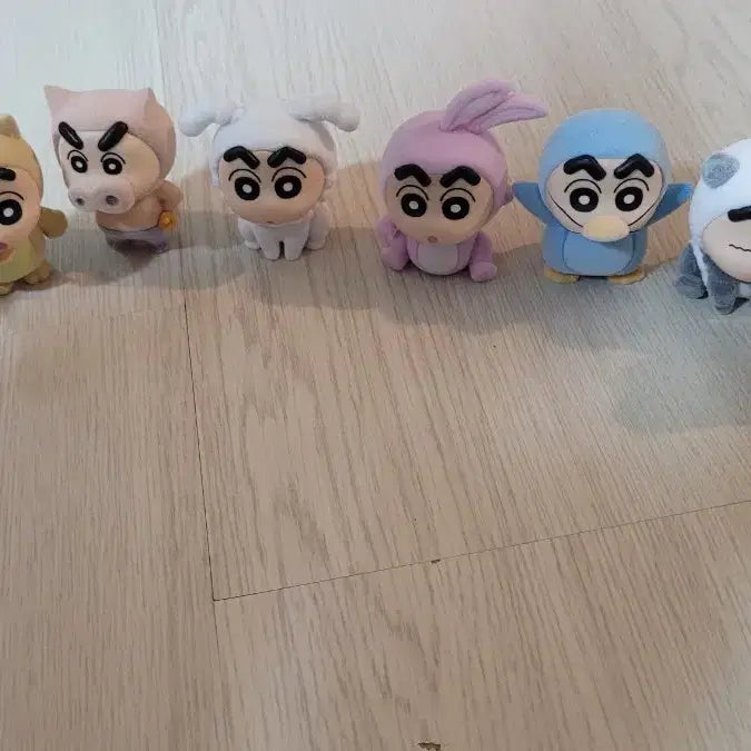 [BUNJANG] Crayon Shin-chan Kigurumi Cosplay Figure Bundle Set / 짱구 키구루미즈 코스프레 피규어 일괄