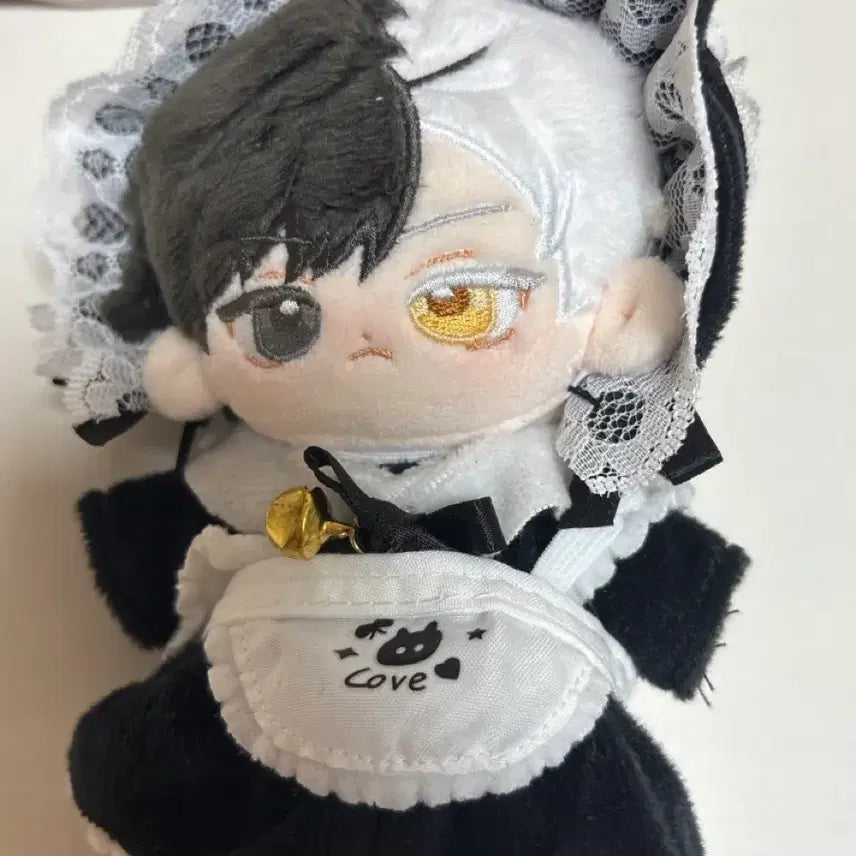 [BUNJANG] Winbre Sakura 10cm Doll Maid Outfit / 윈브레 사쿠라 뽀송쿠라 메이드복 10cm 솜인형옷