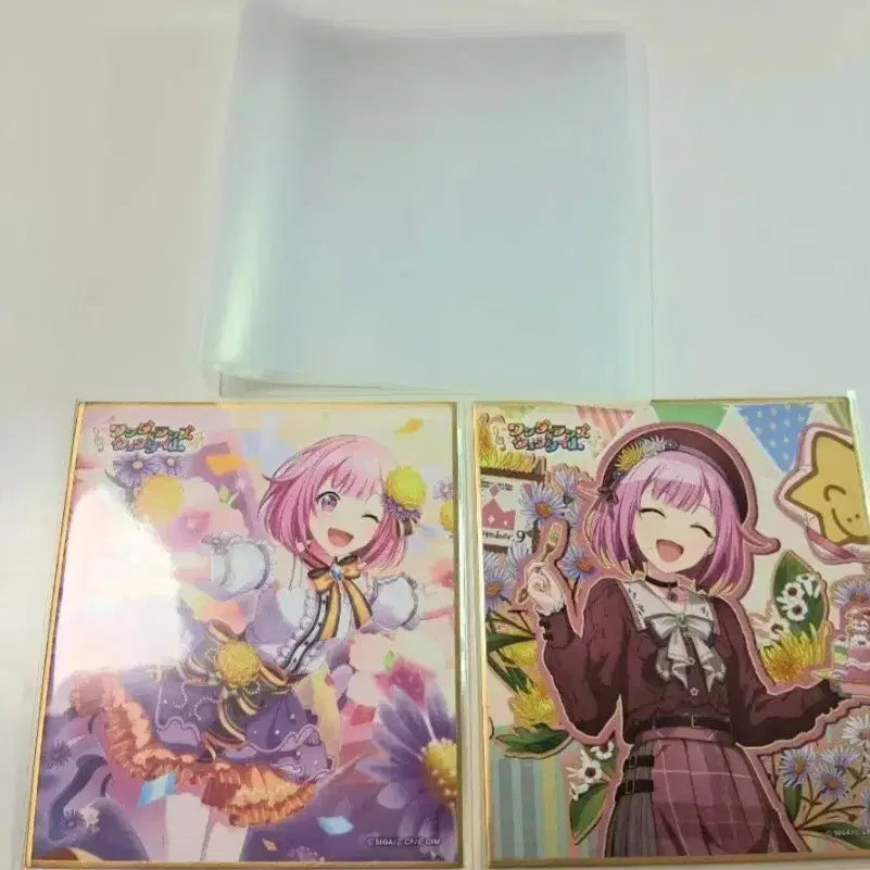 [BUNJANG] Project Sekai Otori Emu Birthday Shikishi and Shikishi Binder Bundle Set / 프세카 프로세카 오오토리 에무 생일 색지+색지 바인더 일괄 양도