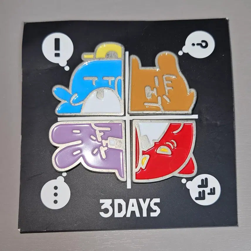 [BUNJANG] 3 Days Badge / 잠뜰 쓰리데이즈 뱃지
