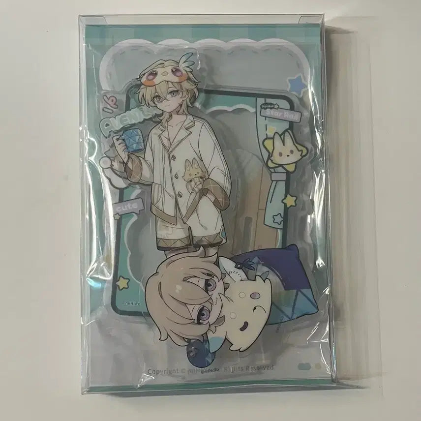 [BUNJANG] Genshin Impact Aventurine Dormitory Acrylic Standee (Sealed) / 어벤츄린 기숙사 아크릴 스탠드 미개봉