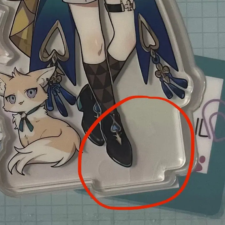 [BUNJANG] Genshin Impact Aventurine Tinycat Acrylic Stand / 어벤츄린 타이니캣 아크릴 스탠드