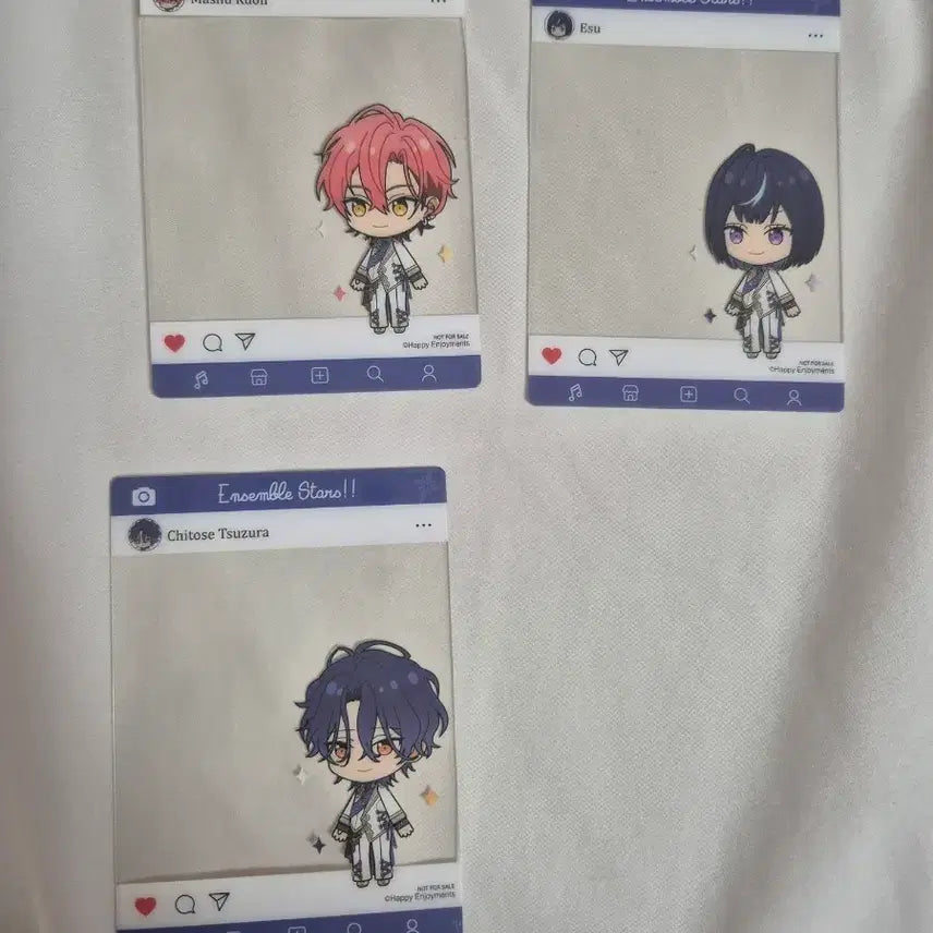[BUNJANG] Ensemble Stars! 10th Anniversary Mofun Yongsan Pop-up Limited Special Benefit Set Tsudzura Chitose Kuon Mash Sagiri Es / 앙스타 10주년 모펀 용산 팝업 7만원 특전 츠즈라 치토세 쿠온 마슈 사기리 에스