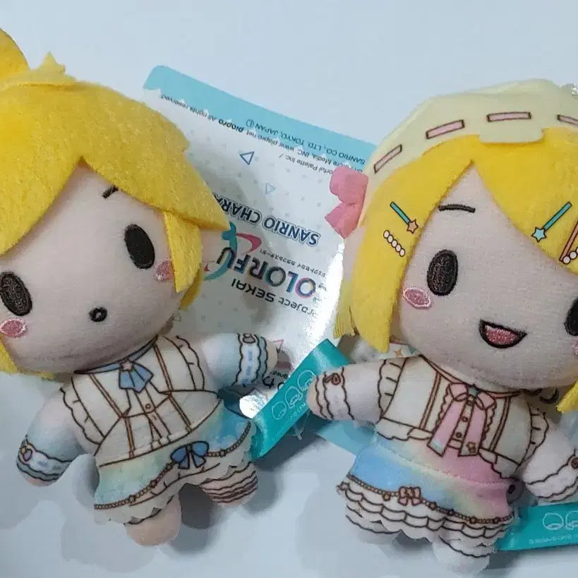 [BUNJANG] Project Sekai Kagamine Rin &amp; Len Sanrio Crane Plush Bundle Set / 일괄) 프세카 프로세카 카가미네 린 카가미네 렌 산리오 크레인 누이