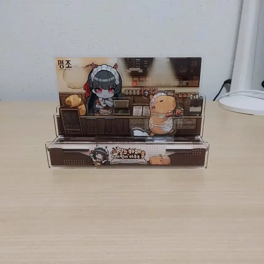 [BUNJANG] Chisa Dingjo Cafe Acrylic Diorama / 명조 치사 카페 이동형 아크릴 디오라마