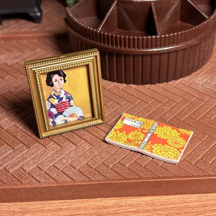[BUNJANG] Re-Ment Romantic Mansion Frame and Book Set / 리멘트 낭만저택 액자 책 세트