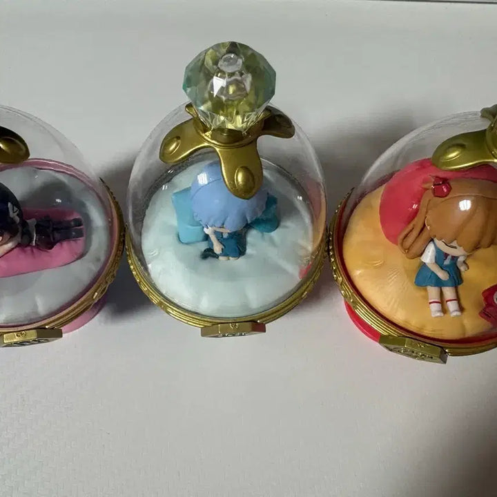 [BUNJANG] Evangelion Dreaming Pot Figures Mari, Rei, Asuka Bundle Set / 에반게리온 드리밍팟 피규어 마리 레이 아스카 일괄