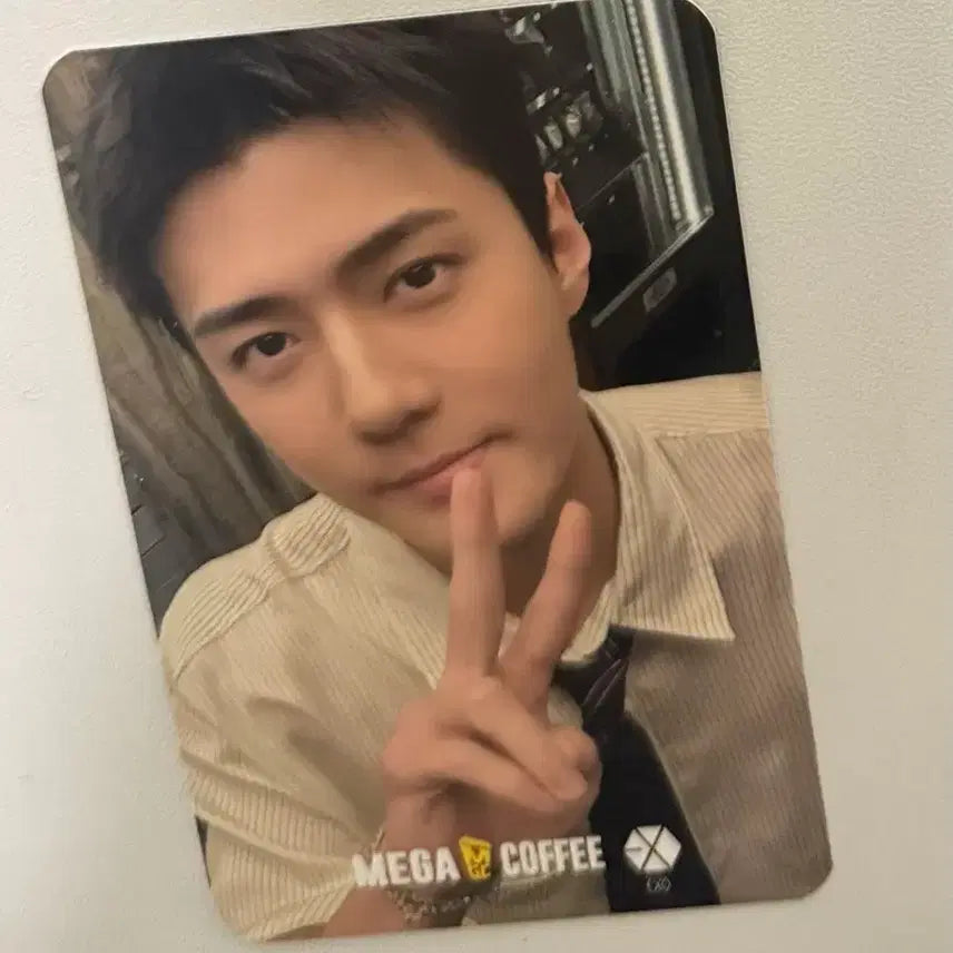 [BUNJANG] EXO Mega MGC Coffee Sehun Photocard / 엑소 메가MGC커피 포토카드