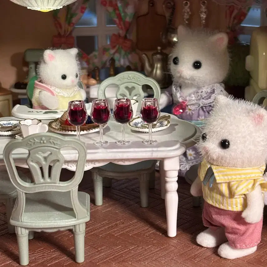 [BUNJANG] Miniature Wine Glasses Set (4 pcs) / 미니어처 와인잔 4개