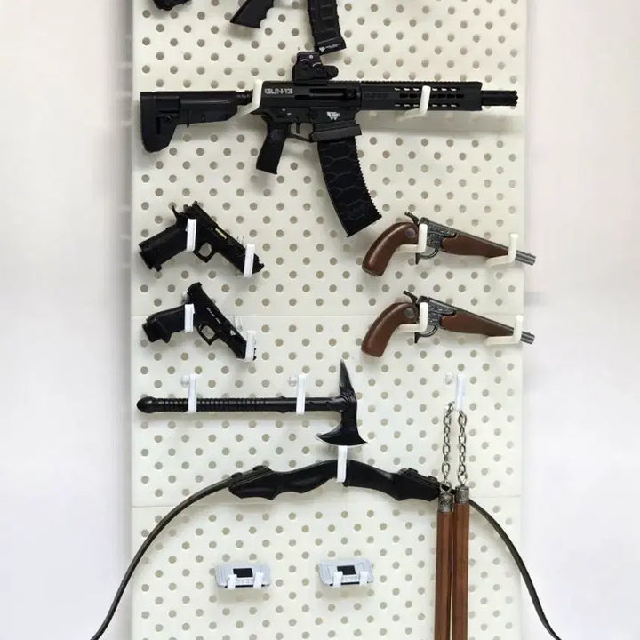 [BUNJANG] 12-inch Action Figure Weapon Display Stand Accessory Set / 12인치 피규어 무기 거치대 디스플레이 병기고 무기고 스탠드 소품