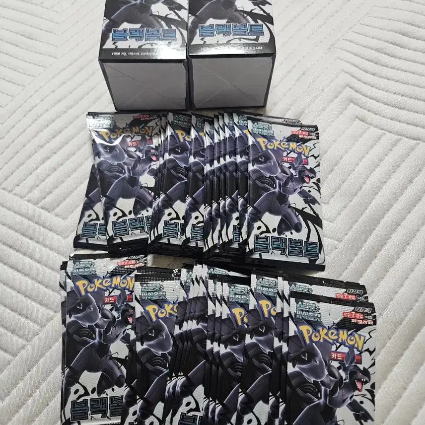 [BUNJANG] Pokemon Card Black Bolt Search Pack Box (36 Packs) / 포켓몬카드 블랙볼트 서치팩 36팩 (AR,RR 모두 포함)
