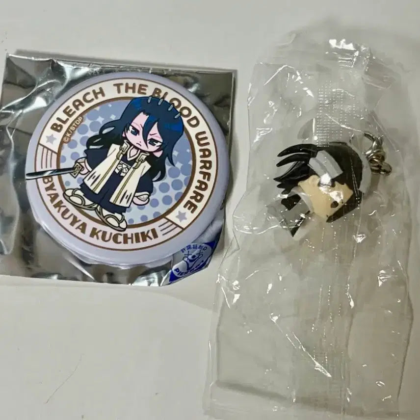 [BUNJANG] Bleach Kuchiki Byakuya Mejirushi Badge Bundle Set / 블리치 쿠치키 뱌쿠야 메지루시 뱃지 새상품 일괄