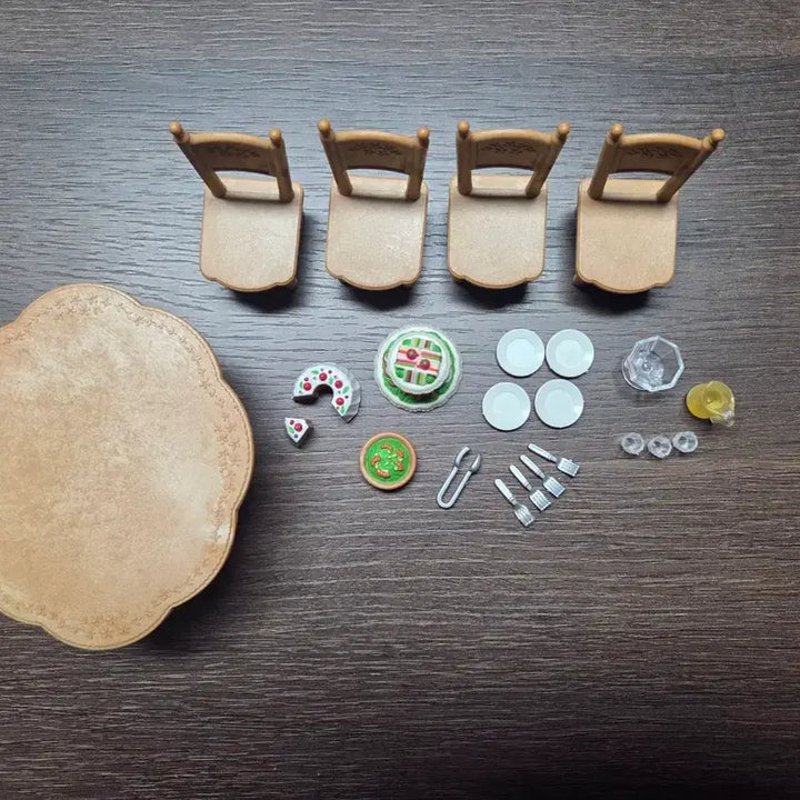 [BUNJANG] Sylvanian Families Old Home Party Set / 실바니안 올드 홈파티 구성