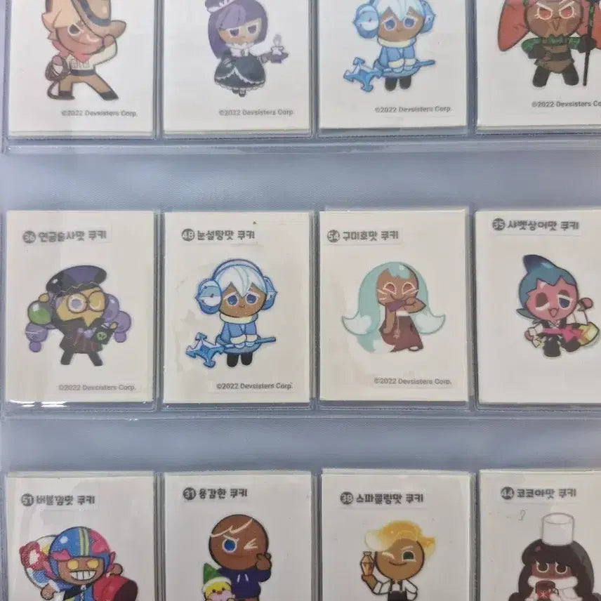 [BUNJANG] Cookie Run Sticker Bundle / 쿠키런띠부실 일괄팝니다