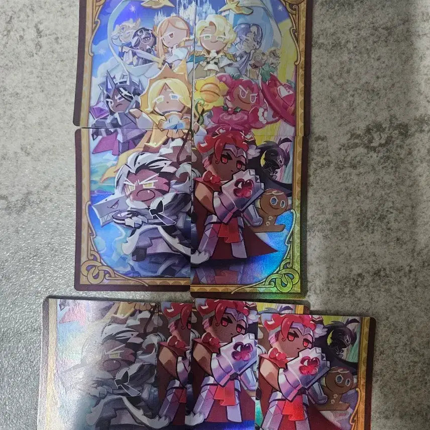 [BUNJANG] Cookierun Kingdom Hologram Card Bundle Set / 쿠키런 킹덤 홀로그램 카드 일괄