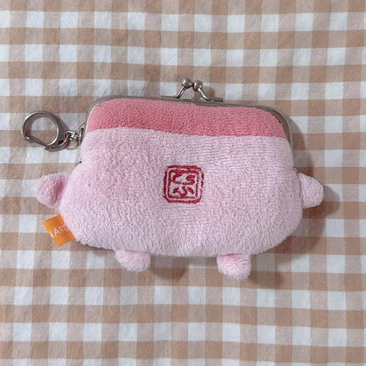 [BUNJANG] Vintage Rare Pink Hanna Ridu Bean Coin Pouch / 판매) 고전 희귀 핑크 한나리두부 동전지갑 파우치