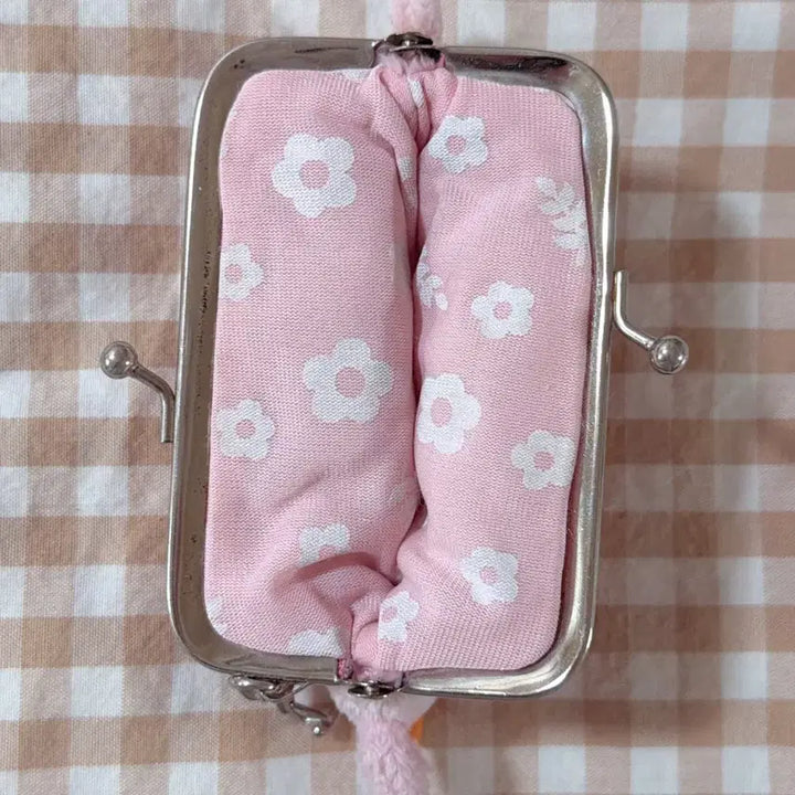 [BUNJANG] Vintage Rare Pink Hanna Ridu Bean Coin Pouch / 판매) 고전 희귀 핑크 한나리두부 동전지갑 파우치