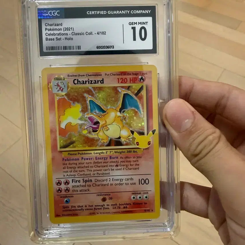 [BUNJANG] Charizard 2021 CGC GEM MINT Graded English Pokémon Card / 리자몽 2021 CGC GEM MINT 등급 영판 포켓몬카드
