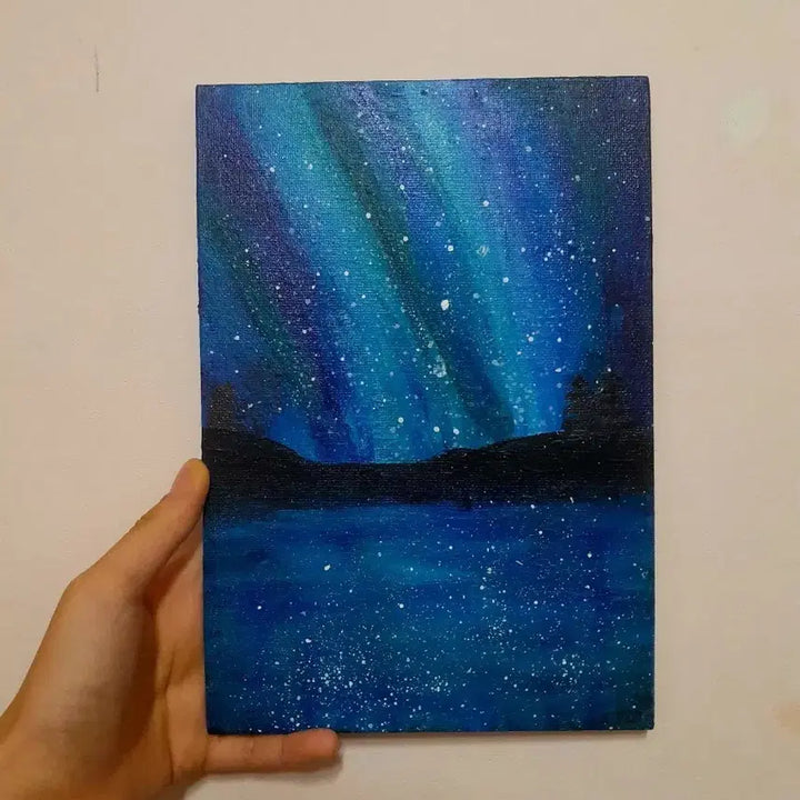 [BUNJANG] Aurora Acrylic Painting (F4 Size) / 오로라 아크릴화