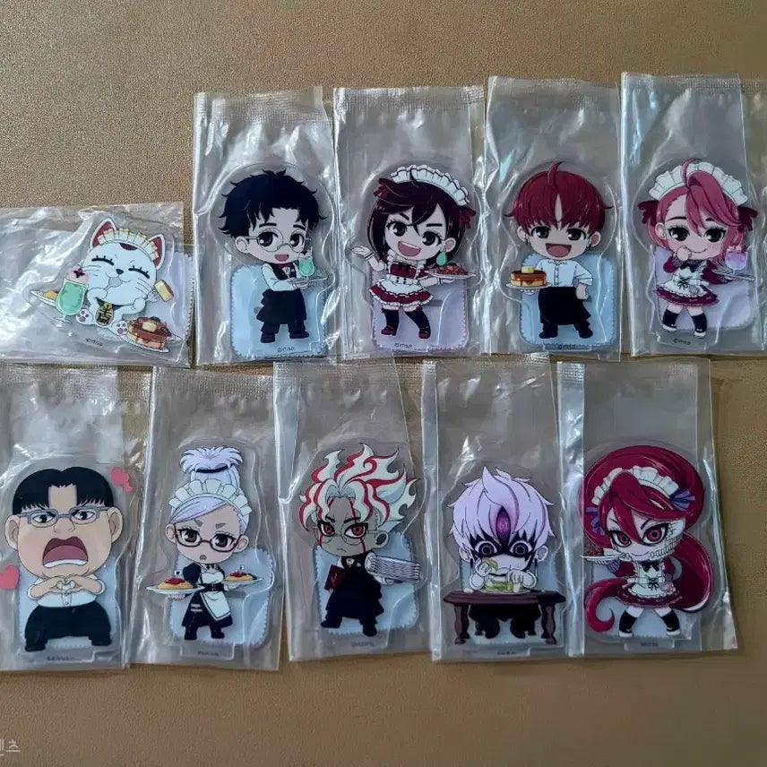 [BUNJANG] Bandai Namco Sega Lucky Draw SD Acrylic Stand Set (All 10 Types) - Sealed / (미개봉)단다단 세가 럭키쿠지 SD 아크릴 스탠드 전10종 일괄