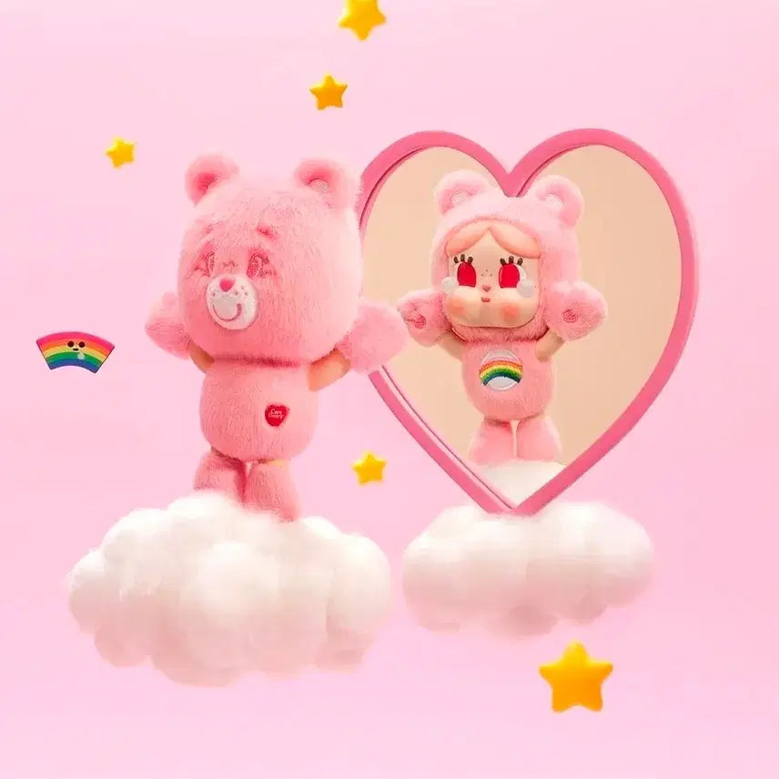 [BUNJANG] Pop Mart CRYBABY Care Bears Cheer Bear Keyring / 팝마트 크라이베이비 케어베어스 (분홍)CHEER BEAR 키링 팝나우 팝니다.