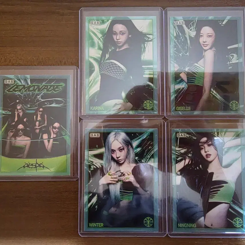 [BUNJANG] aespa Trading Photocard Full Set / GAS X AESPA(에스파) 트레이딩 포토카드 5종 풀세트